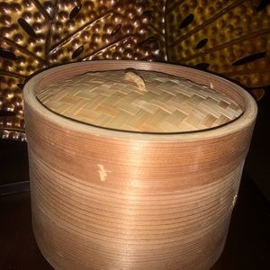 NWOT🔥 Bamboo Steamer Cooker (3 pieces)